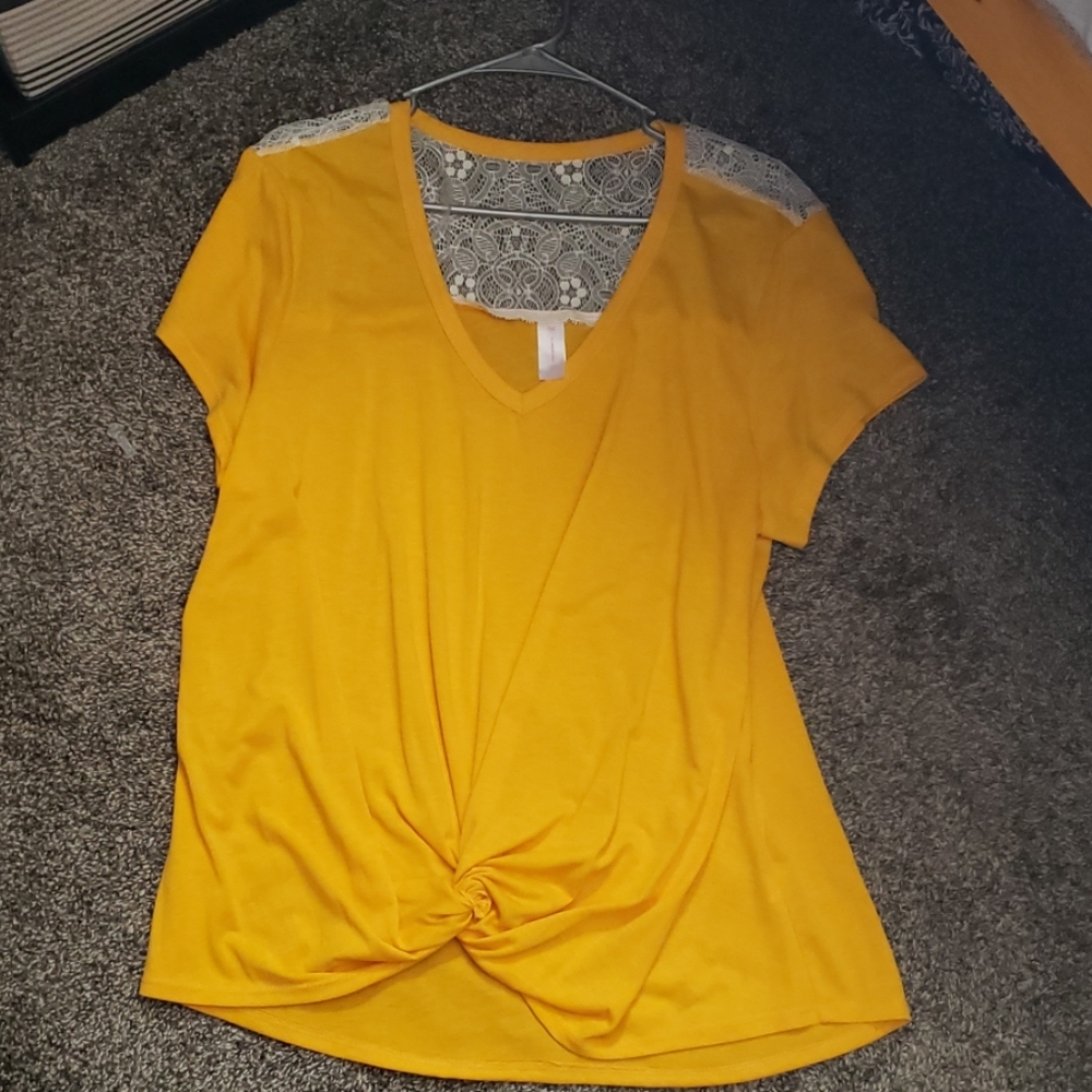 Yellow blouse
